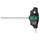 CLE ALLEN/6 PANS MANCHE EN T WERA 454 HEX PLUS  4x100mm NOIR/VERT (VENDU A L'UNITE)  -MARQUE ALLEMANDE POUR LES ATELIERS-