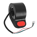 COMMANDE / GACHETTE ACCELERATEUR POUR TROTTINETTE XIAOMI M365, 1S, ESSENTIAL, PRO, PRO 2 NOIR/ROUGE  -P2R-