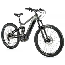 VELO ELECTRIQUE/VAE VTT 29 LEADER FOX ARRAN TOUT SUSPENDU HOMME GRIS 10V MOTEUR CENTRAL PANASONIC GX ULTIMATE 36V 90Nm BATTERIE 20Ah (CADRE 21,5'' - H55cm - XL - ADULTE DE 185cm à plus)