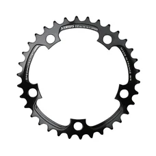 CHAINRING FOR ROAD BIKE- 5 Arms- 30T.Ø 74 TRIPLE -INNER- ALUMINIUM BLACK- 7075 TA ZELITO TYPE SHIMANO 9/10Speed.