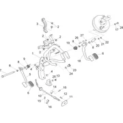 Groupe pédales - Leviers