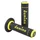 REVETEMENT POIGNEE DOMINO MOTO OFF ROAD A020 NOIR/JAUNE CLOSED END 120-123mm (PAIRE)