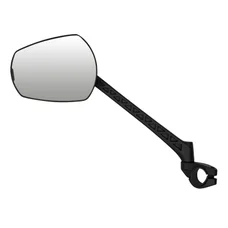 RETROVISEUR VELO GAUCHE  ZEFAL ESPION E80 RABATTABLE FIXATION SUR CINTRE COLLIER (MIROIR 80 cm2) 240x210x80 mm