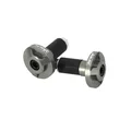 BAR ENDS - YASUNI PRO RACE ALUMINIUM CNC GREY Ø 17mm - for bar Ø 22,2mm (PAIR)