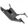 FOOT BOARD FOR SCOOT MBK 50 BOOSTER 2004>/YAMAHA 50 BWS 2004> BLACK MAT- SELECTION P2R