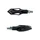 CLIGNOTANT MOTO TAAC FR14 14 LEDS FUME/NOIR (M8 / LONG 74mm / H 26mm) (PAIRE) QUALITE PREMIUM  -HOMOLOGUE ECE-