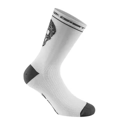 CHAUSSETTES/SOCQUETTES ETE GIST CRANE BLANC-GRIS 44/47 ANTIBACTERIEN - HAUTEUR 18CM (PAIRE) -5860