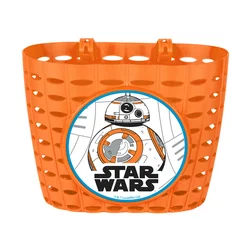 PANIER AVANT ENFANT DISNEY STARWARS ORANGE FIXATION PAR SANGLE SUR CINTRE