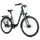 VELO MUSCULAIRE CITY BIKE 28 LEADER FOX ESCALANTE 2025 MIXTE VERT BRILANT 8V (18'' - H45,7cm - TAILLE M - POUR ADULTE DE 170cm à 178cm)
