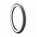 PNEU CYCLO 17''  2.75-17 (2 3/4-17) MITAS MC11 FLANCS BLANCS TL/TT 47J REINF