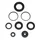 OIL SEAL (FULL SET) FOR YAMAHA 125 XCITY 2008>, 125 XMAX 2014>2018, 125 XMAX ABS 2006>2013   -ATHENA-