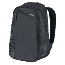 SINGLE BAG FOR BICYCLE -REAR-TURN INTO BACKPACK-  BASIL FLEX - BLACK 17Lt. HOOKS ON CARRIER