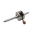 EMBIELLAGE/VILEBREQUIN SCOOT ADAPTABLE PIAGGIO 50 ZIP 2T, TYPHOON, NRG, LIBERTY/GILERA 50 STALKER, RUNNER, DNA, ICE (AVEC ROULEMENTS + JOINTS)  -TOP PERF TYPE ORIGINE-