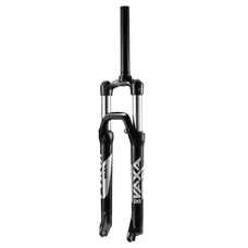 FOURCHE VTT 26 " ZOOM VAXA 28 NOIR POUR DISQUE REGLABLE/BLOCABLE AU GUIDON DEB. 100MM PIVOT LISSE 296mm 1''1/8-28,6 EXTERIEUR COMPATIBLE DISQUE