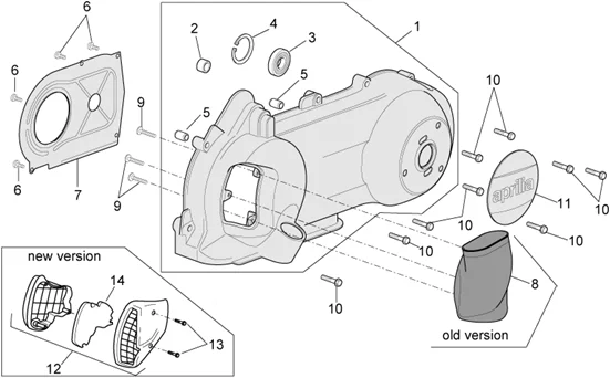 Couvercle transmission