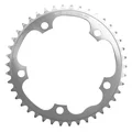 PLATEAU ROUTE 5BRA D.130 STRONGLIGHT 42DTS INTERIEUR ARGENT ALU 7075 TYPE SHIMANO  9/10V.