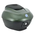 TOP CASE 36L VENDU AVEC LE SUPPORT+DOSSERET ORIGINE PIAGGIO 300-400 BEVERLY 2021> VERT JUNGLE XV7 333/A -CM323306