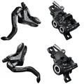 FREIN A DISQUE MAGURA MT TRAIL SPORT 1DOIGT NOIR AVANT (4PISTONS) ET ARRIERE (2PISTONS) (KIT LEVIERS + ETRIERS)