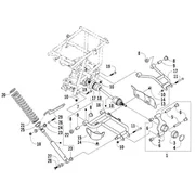 Suspension arrière - Amortisseur/s