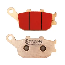 BRAKE PADS NEWFREN FOR HONDA 600 CB F HORNET 1998>2006 Rear KAWASAKI 750 Z 2007>2012 Rear 650 Z 2017> Rear SUZUKI 1250 GSF BANDIT 2007>2012 Rear  (FD0172TS)  (TOURING SINTERED)