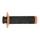 REVETEMENT POIGNEE PROGRIP MOTO OFF ROAD 809 SIMPLE DENSITE ORANGE/NOIR CLOSED END 115mm (AVEC LOCK ON - LIVRER AVEC 7 EMBOUTS 2T ou 4T) (CROSS/MX) (PAIRE)
