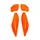 CABOCHON CLIGNOTANT SCOOT ADAPTABLE MBK 50 BOOSTER NG 1995>1998/YAMAHA 50 BWS NG 1995>1998 AV+AR ORANGE (x4)  -REPLAY-