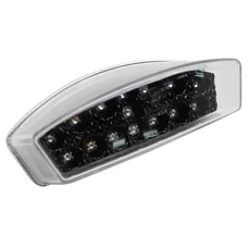 FEU ARRIERE 50 A BOITE ADAPTABLE DERBI 50 SENDA 1995>2001/PEUGEOT 50 XP6, XR6/MBK 50 X-LIMIT/YAMAHA 50 DTR LEXUS NOIR A LEDS (15 LEDS ROUGES)  -REPLAY-