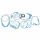 COMPLETE GASKET SET - FOR SCOOTER KYMCO 50 VITALITY 4STROKE >2005, AGILITY R10 4STROKE >2006, PEOPLE S 4STROKE 2006>2009 / PEUGEOT 50 V-CLIC 4STROKE -ARTEIN-