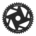 CHAINRING FOR EBIKE  DIRECT MOUNT STRONGLIGHT  44 Teeth- SINGLE BLACK ALU 7075 FOR YAMAHA WITH CHAINGUARD