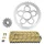 CHAIN AND SPROCKET KIT FOR DUCATI 821 HYPERMOTARD 2013>2015, HYPERMOTARD SP 2013>2015  525  15x45  (REAR SPROCKET Ø 60/110/38)  (OEM SPECIFICATIONS)  -AFAM-