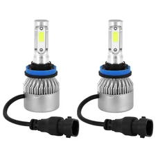 LIGHT BULB - LED H8/H11 12V- Foot  PGJ19-1 8000 LUMENS 6500K With aluminium cooling fan (HEADLIGHT). (SOLD PER 2 ).  -SELECTION P2R-