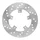 BRAKE DISC FOR PIAGGIO 50 FLY 4 Stroke 2012>2017, TYPHOON 2010>2016, 125 FLY 4 Stroke Front (EXT 220mm - INT 95mm - 5 Holes ) -P2R