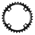 CHAINRING FOR E-BIKE - SINGLE 34teeth Ø104 BLACK TA E-SINGLE 4 ARMS ALU 7075 FOR BOSCH / BROSE / YAMAHA / GIANT / SHIMANO E-STEPS TA E-ONE