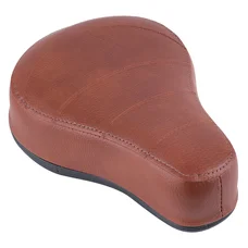 SELLE CYCLO ADAPTABLE PEUGEOT 103 / MBK 51 MARRON (SANS RESSORT)  -SELECTION P2R-