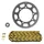 KIT CHAINE ADAPTABLE GILERA 50 SMT 2006>2010  420  11x53  (DIAM COURONNE 105/125/8.5)  (DEMULTIPLICATION ORIGINE)  -AFAM-