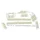 AUTOCOLLANT/STICKER/KIT DECORS (RACING SIXTIES) JAUNE ORIGINE PIAGGIO 125-300 GTS 2018> -2H003839000A2-
