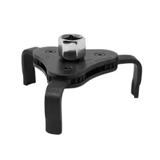 DEMONTE FILTRE A HUILE UNIVERSEL AVEC CARRE 1/2 + 3/8 + HEXAGONE 21mm (DIAM 63 à 102mm)  -P2R-