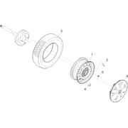 Roues avant et arrière