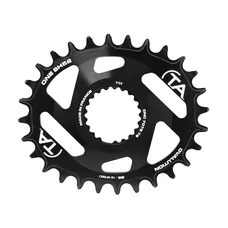 PLATEAU VTT DIRECT MOUNT POUR SHIMANO XTR M9100 / XT M8100 / SLX M7100  TA ONE SH52 OVAL 28DTS COMPATIBLE M900 10/11/12V. NARROW WIDE NOIR