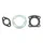 GASKET SET (3 PARTS) FOR CYLINDER KIT FOR PEUGEOT 103/FOX  -SELECTION P2R-