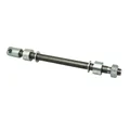 WHEEL AXLE FOR MOPED Ø 12x100 Lg 213mm - REAR -  COMPLETE FOR LELEU  -SELECTION P2R-