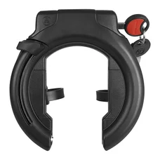ANTIVOL VELO FER A CHEVAL TRELOCK RS351 NOIR AVEC FIXATION (POUR PNEU BALLON) (ECART POUR PNEU 72mm)