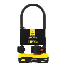 ANTITHEFT FOR BICYCLE -U LOCK - AUVRAY TITAN 165x320 mm (Ø 12 mm) WITH BRACKET- Security level 5/10 -