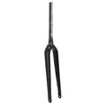 FOURCHE GRAVEL 700C CARBONE BRUT CINTREE PIVOT ALU CONIQUE LISSE 1"1/2 EN BAS et 1"1/8-28,6 EXTERIEUR POUR AXE TRAVERSANT