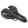 SELLE NEWTON CITY ERGONOMIC ELASTOMERE HOMME MODERATE NOIR A MEMOIRE DE FORME AVEC TROU CENTRAL 260x185mm