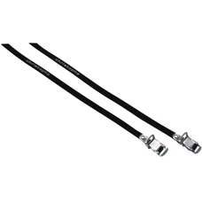 TOE CLIP STRAP- CHRISTOPHE 515 BLACK-BRAIDED NYLON (PAIR)