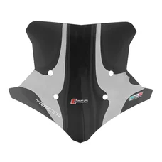 BULLE/SAUTE VENT MOTO POUR YAMAHA 900 TRACER 2015>2017  FUME RACCORD RENFORCE (SHORT HAUTEUR 355mm)  -FACO-