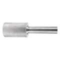 ADAPTATEUR/BROCHE DE LEVE/BEQUILLE MOTO STAND ARRIERE MONOBRAS POUR BMW 1200 R, 1300 K, 1200 R NINE T ACIER ARGENT DIAM 53,5 mm  -P2R-