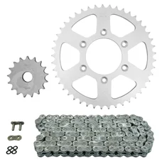 KIT CHAINE ADAPTABLE APRILIA 125 SX 2008>2013  520  17x45  (DIAM COURONNE 80/106/8.25/16)  (DEMULTIPLICATION ORIGINE)  -AFAM-