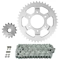 KIT CHAINE ADAPTABLE SUZUKI 750 GSX INAZUMA 1998>2003  530  15x42  (DIAM COURONNE 76/100/10.5)  (DEMULTIPLICATION ORIGINE)  -AFAM-